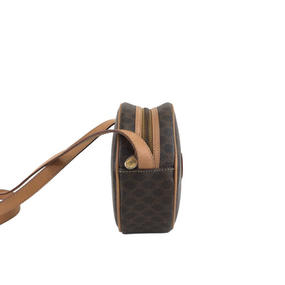 CELINE Macadam Blason Shoulder bag Brown Vintage 6ufdi7