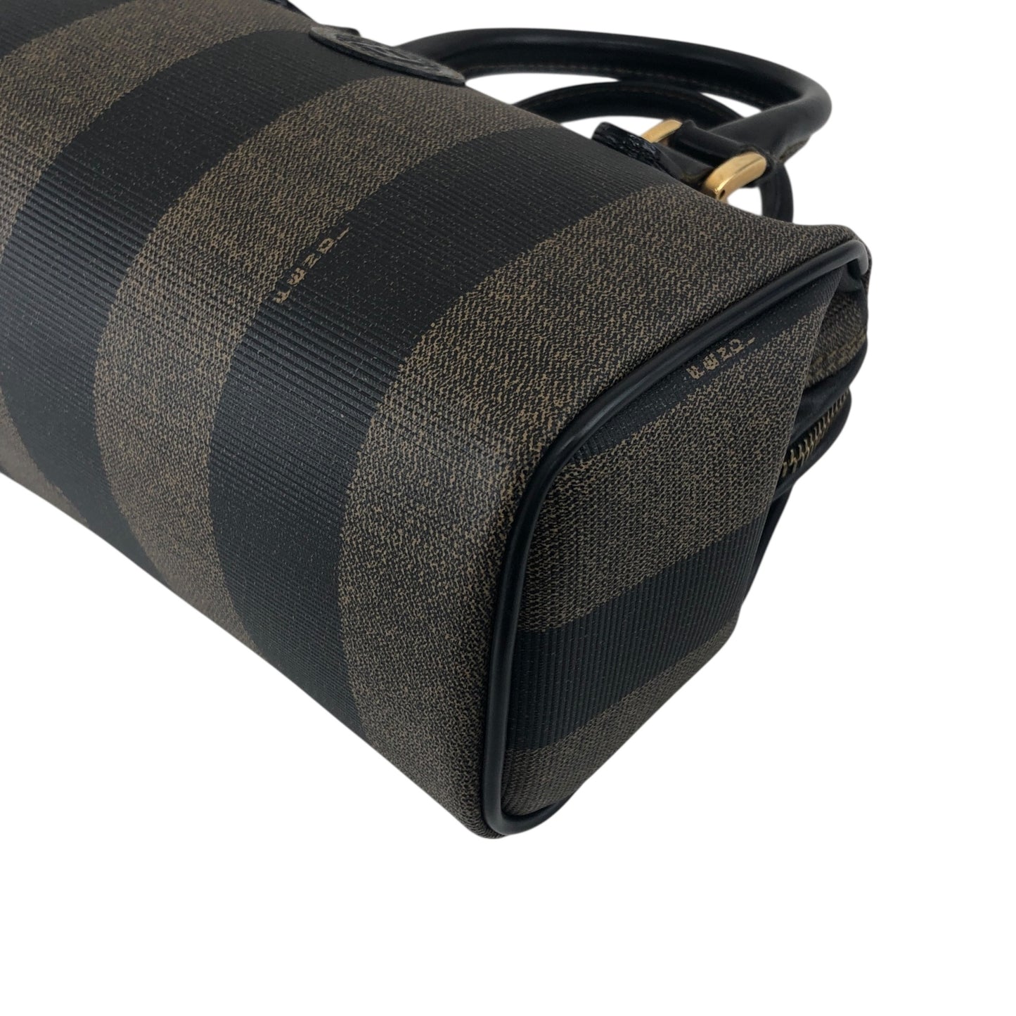 FENDI Pecan Two-way Small Boston bag Shoulder bag Black Vintage p73ycs