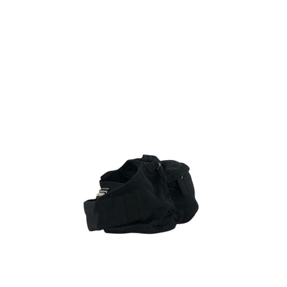 PRADA Tessuto Triangle Logo Sling bag Black Vintage cf6epr