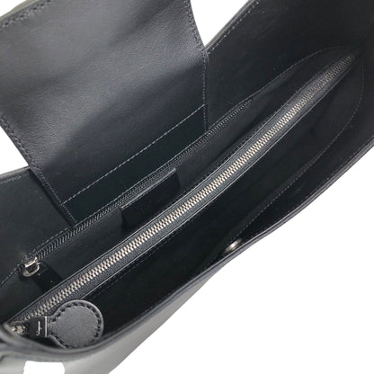 Salvatore Ferragamo Gancini Shoulder bag Black Vintage c3yye7