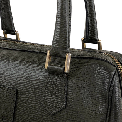 CELINE Blason Two-way Small Boston bag Shoulder bag Green Vintage du4fhp