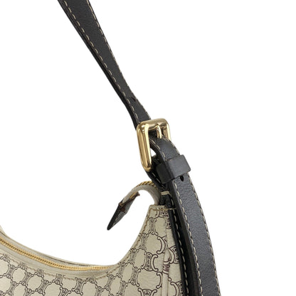 CELINE Macadam Shoulder bag White Vintage sf8jz2