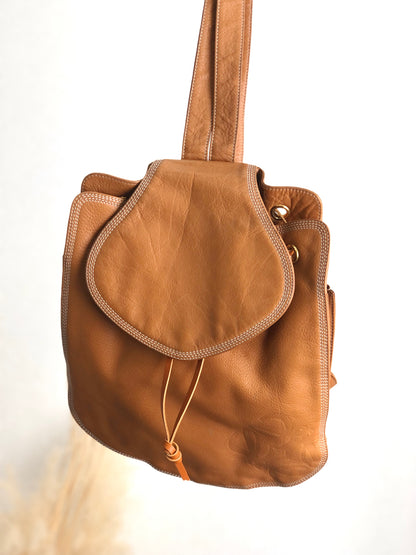 LOEWE Anagram Backpack Brown Vintage m3gj26