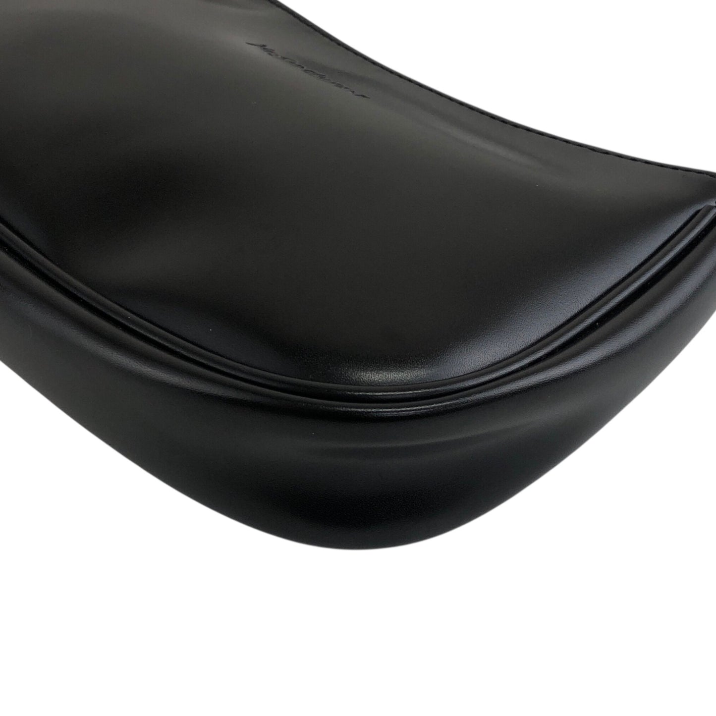 Yves Saint Laurent Logo Small Handbag Black Vintage bva8kv