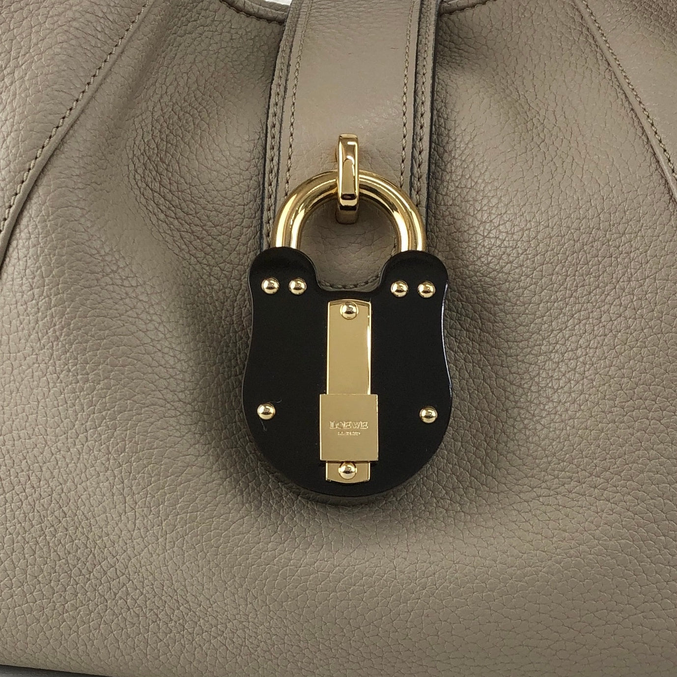 LOEWE Handbag Hobobag Beige Vintage cc6kmu
