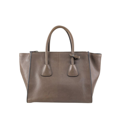 PRADA Triangle Logo Two-way Handbag Shoulder bag Brown Vintage miurph