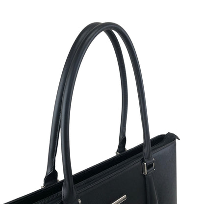 BURBERRY Logo Handbag Totebag Black Vintage behneb