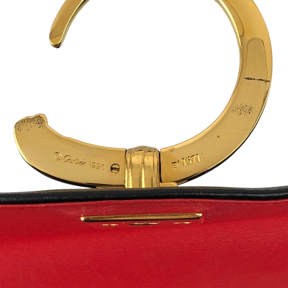 Cartier Clutch bag Black Vintage nhtgwj