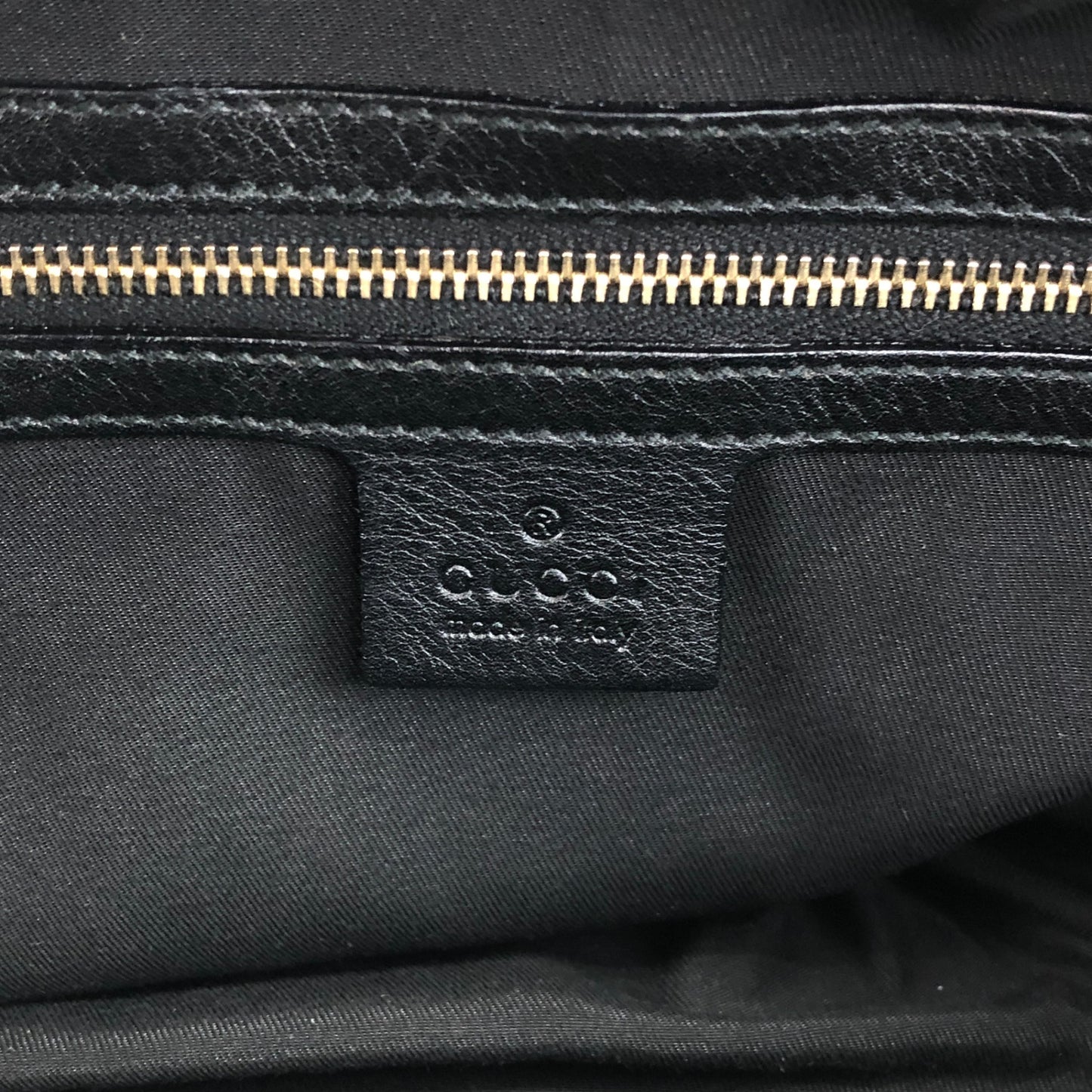 GUCCI Handbag Black Vintage ns25kt
