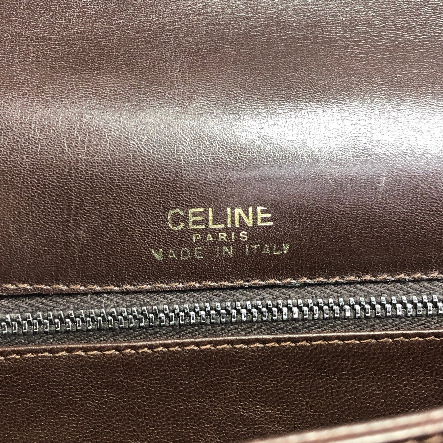 CELINE Horse Carriage Shoulder bag Brown Vintage g8etta