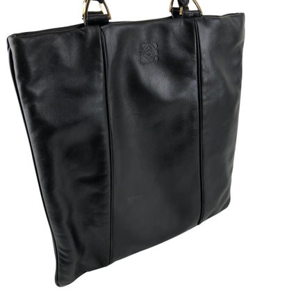 LOEWE Anagram Handbag Totebag Black Vintage wh5jjz