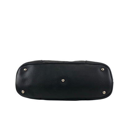 GUCCI Horse Bit Handbag Black 269943 Vintage wj5bxw