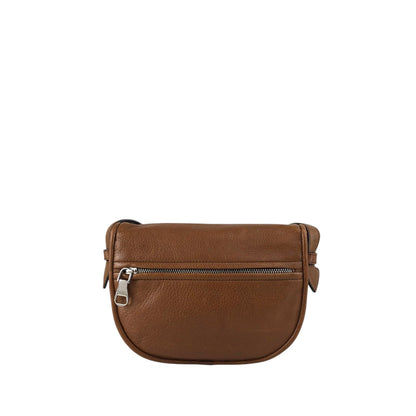 LOEWE Logo Embossed Shoulder bag Brown Vintage 6n4xku