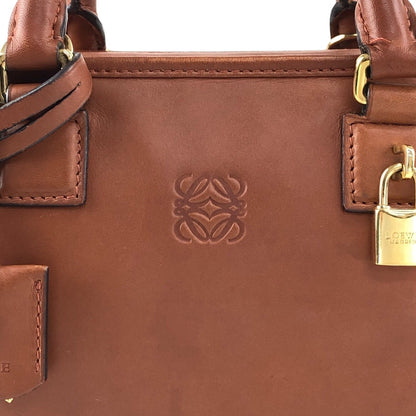 LOEWE Amazona23 Anagram Two-way Small Boston bag Shoulder bag Brown Vintage 3m6b28