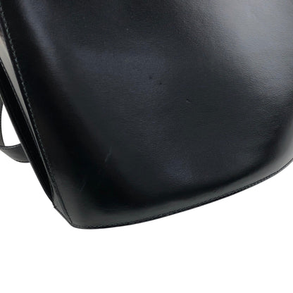 CELINE Circle Logo Shoulder bag Black Vintage kfiinf