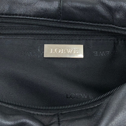 LOEWE Anagram Handbag Shoulder bag Black Vintage pk4pvs
