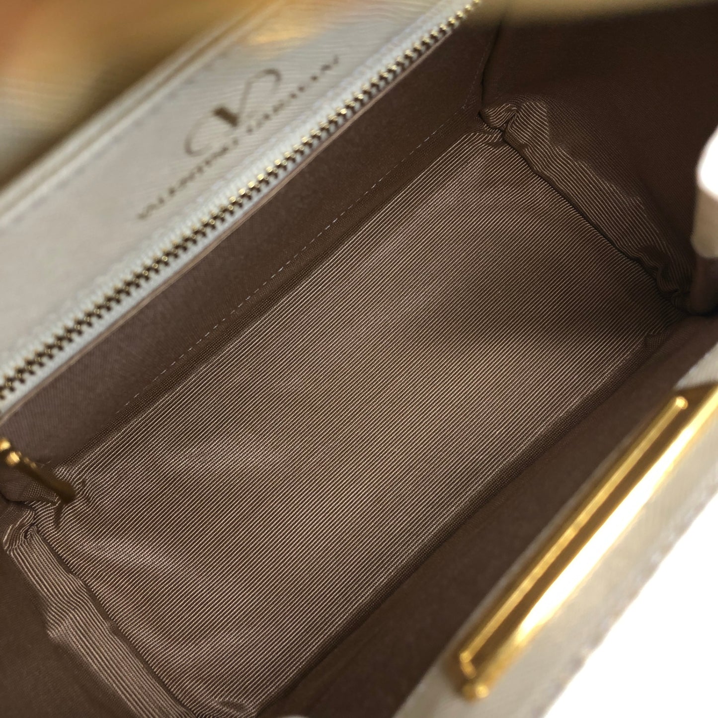 VALENTINO GARAVANI Two-way Handbag Shoulder bag Ivory Vintage t7g327