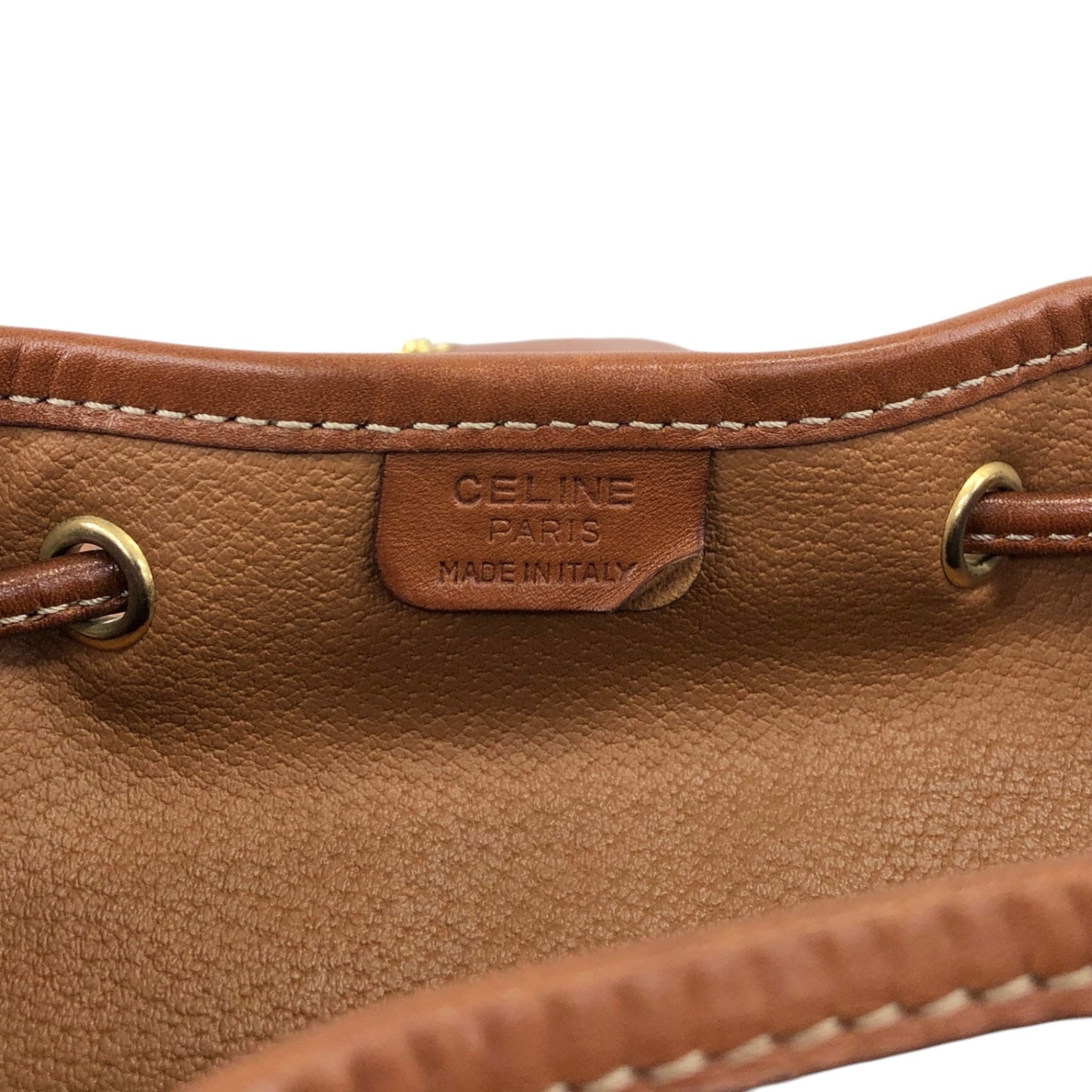 CELINE Macadam Triomphe Backpack Brown Vintage sd2tgi