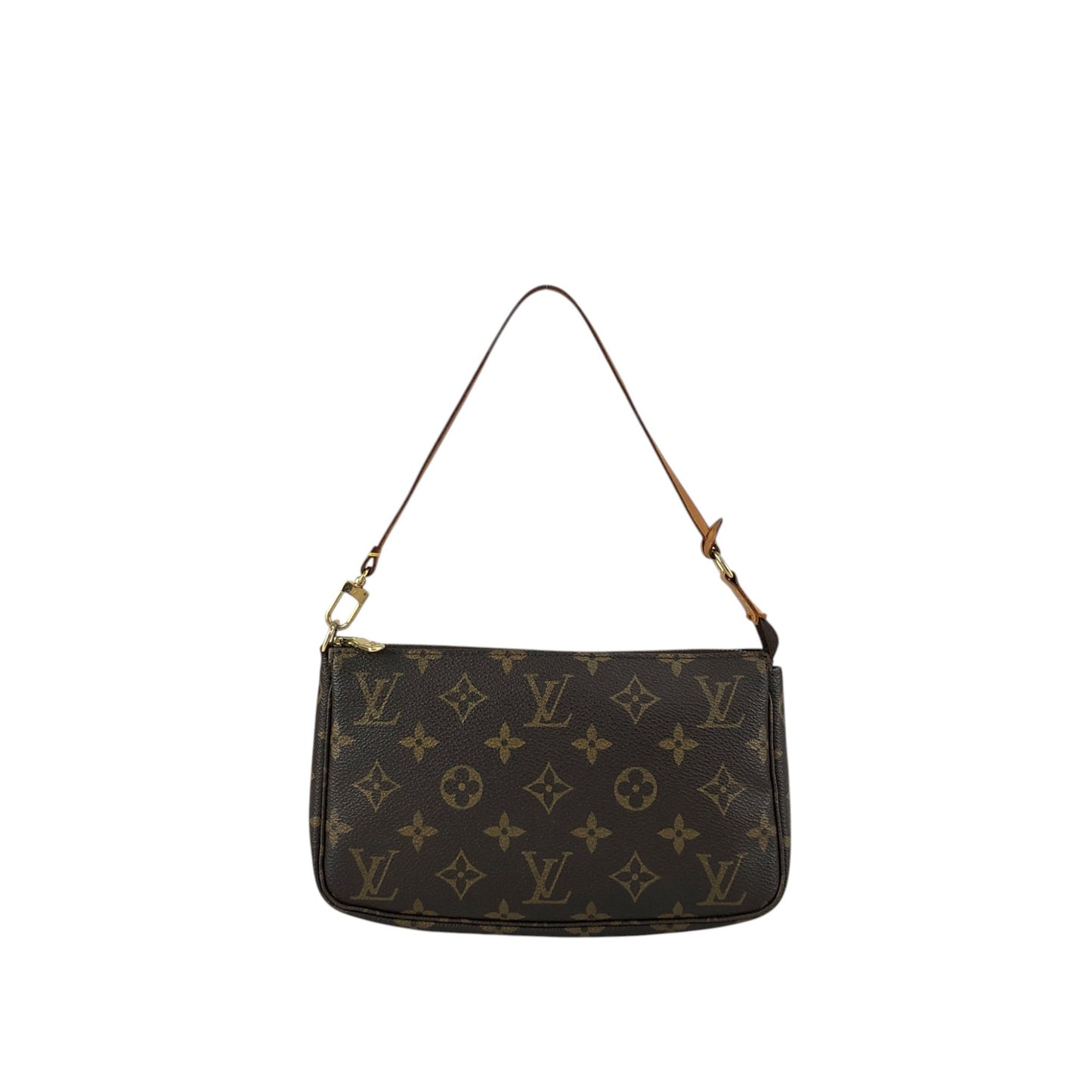 LOUIS VUITTON Monogram Handbag Brown M51980 Vintage vct2e6