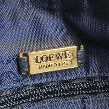 LOEWE Anagram Shoulder bag Navy Vintage ez7gu2