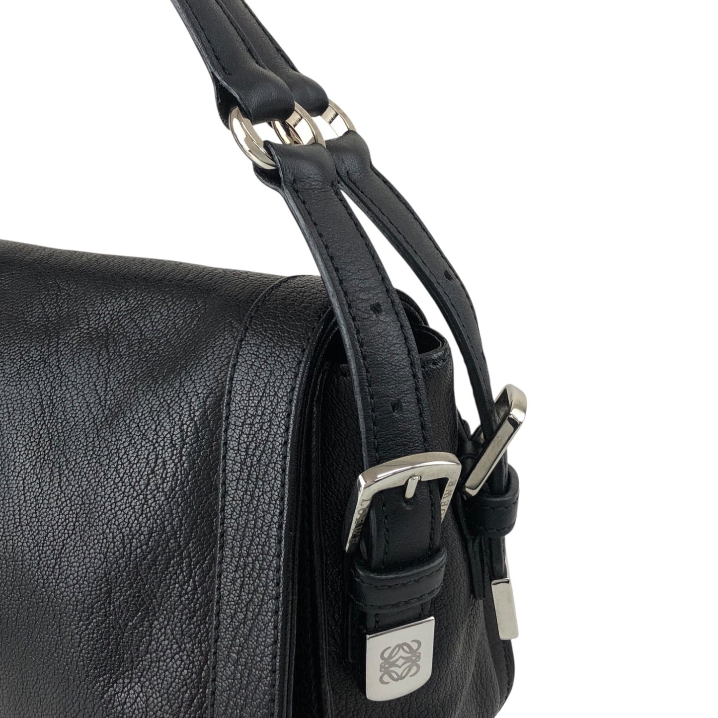 LOEWE Anagram Shoulder bag Black Vintage nw22j6