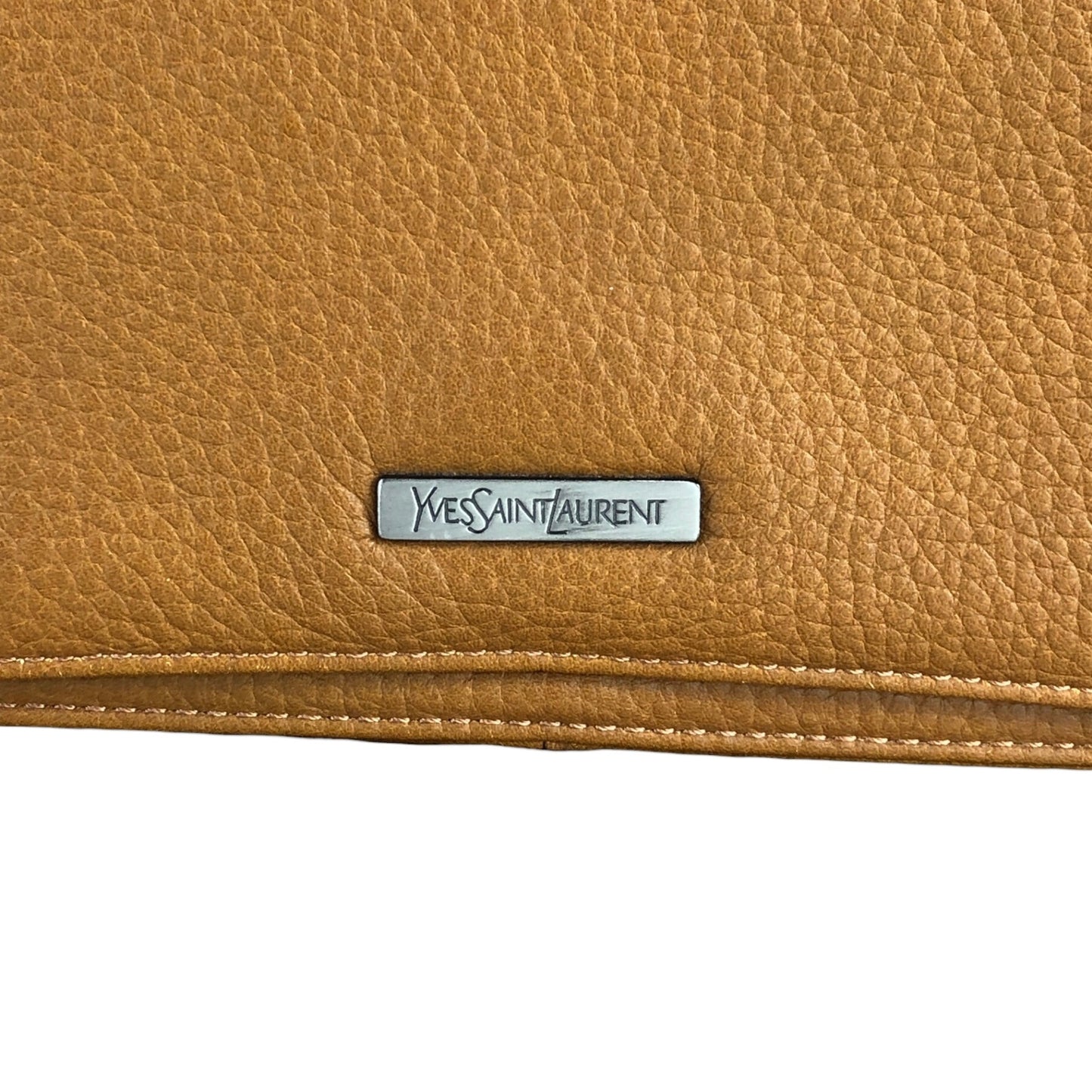 Yves Saint Laurent Logo Shoulder bag Brown Vintage 24deyg