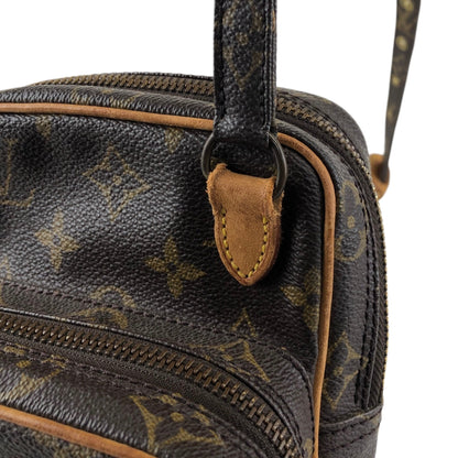 LOUIS VUITTON Monogram Shoulder bag Brown Vintage py7ktt