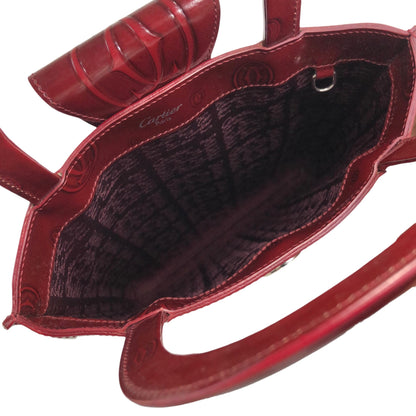Cartier Handbag Red Vintage 6ntyn7