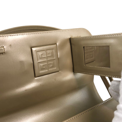 GIVENCHY Logo Handbag Beige Vintage f832t4