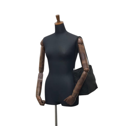 PRADA Tessuto Triangle Logo Totebag Black Vintage 26be6f