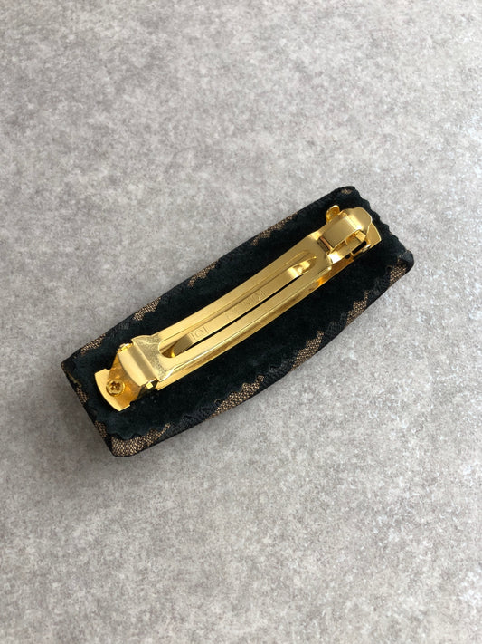FENDI Pecan Barrette Brown Vintage f3iyva