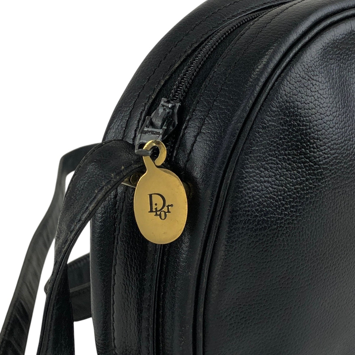 Christian Dior Logo Shoulder bag Black Vintage txbb5d