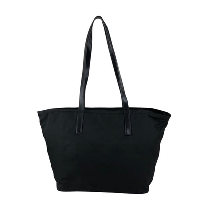 PRADA Tessuto Triangle Logo Totebag Black Vintage 28m35x