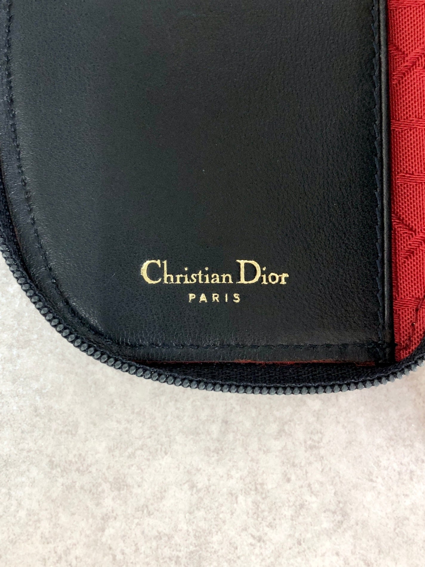 Christian Dior Cannage Key Case Black Vintage u2kyvi