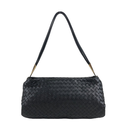 Bottega Veneta Intrecciato Shoulder bag Black Vintage zpcbkf