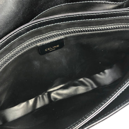 CELINE Triomphe 皮革兩用手提包 單肩包 黑色 復古 eykfkf