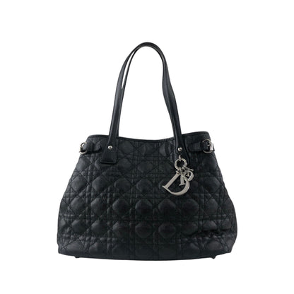 Christian Dior Cannage Totebag Black Vintage y5d2m6