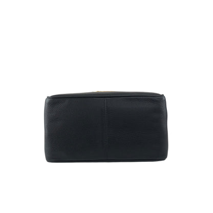 Christian Dior CD Logo Totebag Handbag Black Vintage gvanu8