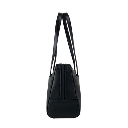 BURBERRY Logo Totebag Black Vintage y6x2fb