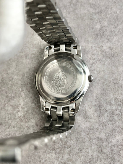 GUCCI Quartz Watch Silver 5500L Vintage 5aswfz