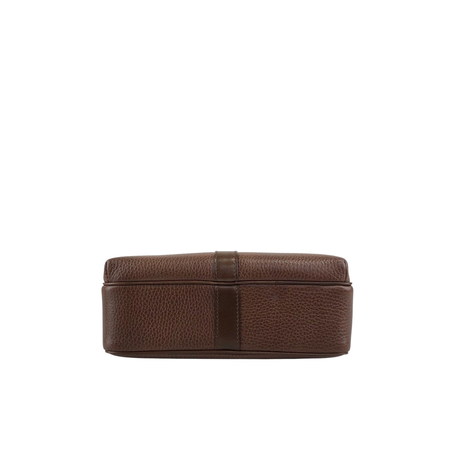 CELINE Gancini Shoulder bag Brown Vintage 88rbj3