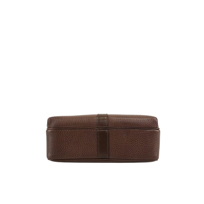 CELINE Gancini Shoulder bag Brown Vintage 88rbj3