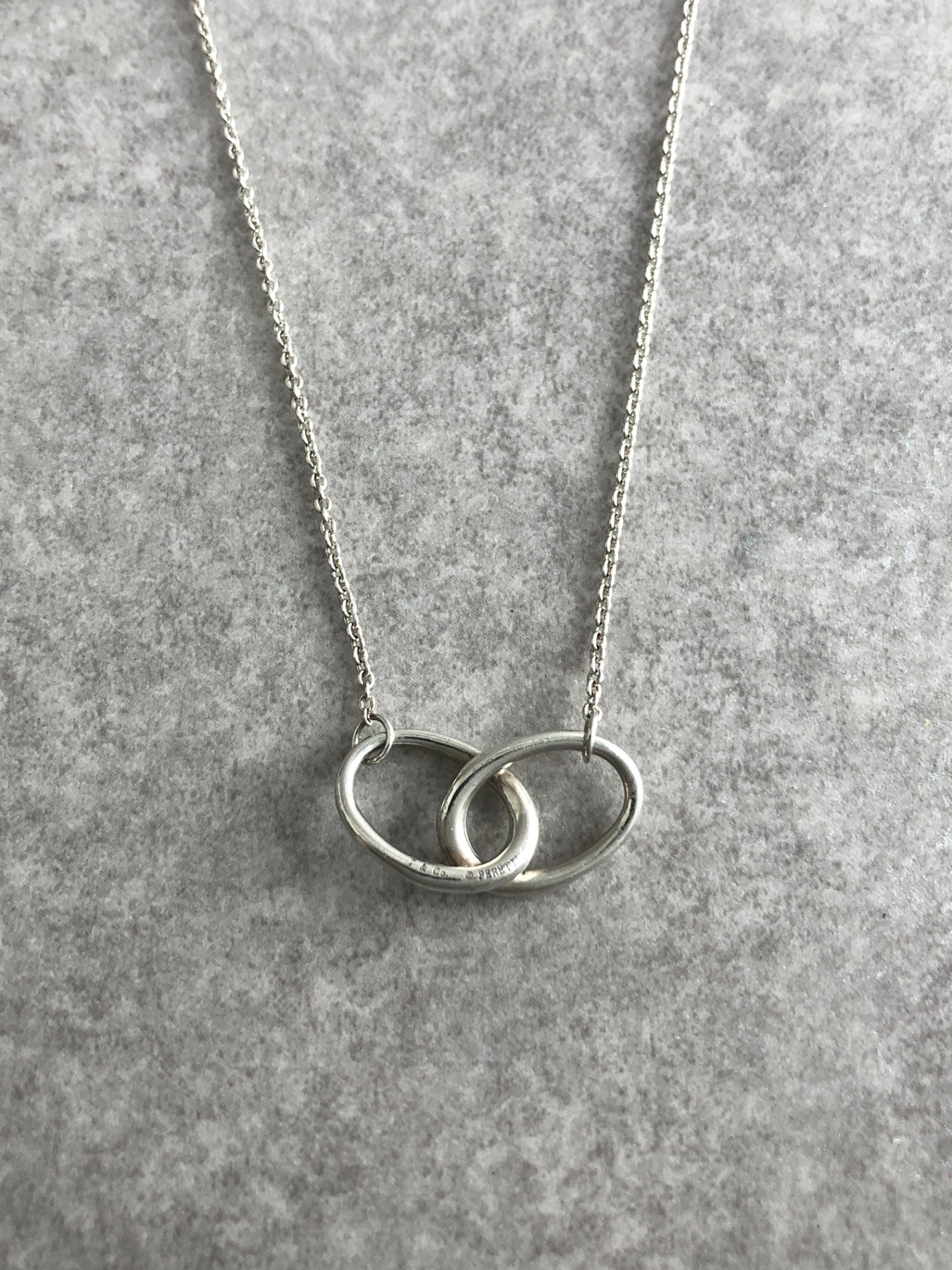 Tiffany & Co. SILVER925 Necklace Silver Vintage c35nbw