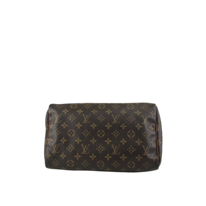 LOUIS VUITTON Monogram Handbag  Boston bag Brown Vintage 46eajv