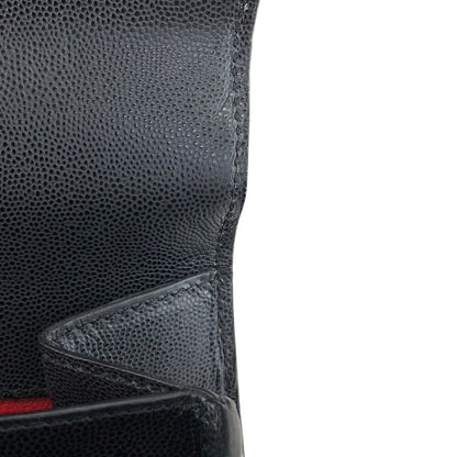 CELINE Circle Logo Shoulder bag Black Vintage eefby6