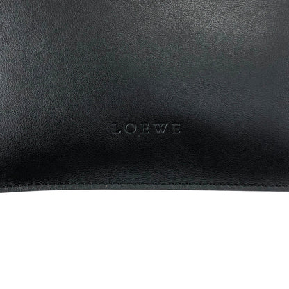 LOEWE Logo Embossed Pouch Black Vintage 2w2ru5