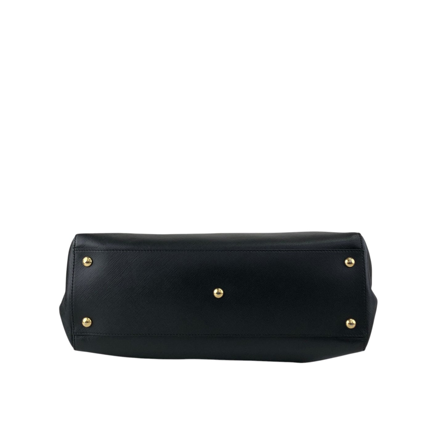 Salvatore Ferragamo Vala Ribbon Handbag Chain Shoulder bag Black Vintage 7fajd7