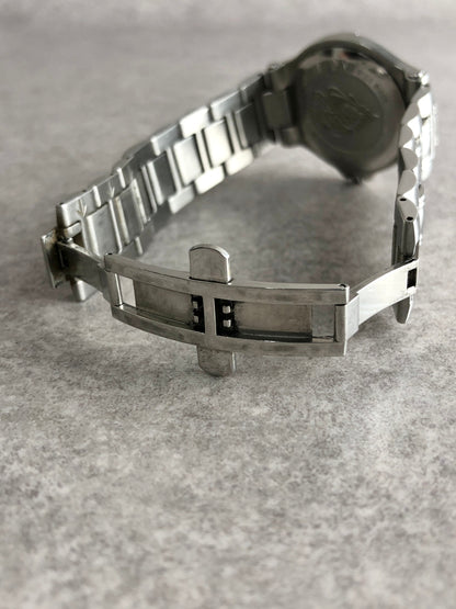 GUCCI Logo Quartz Watch Silver 9040M Vintage n6ymez