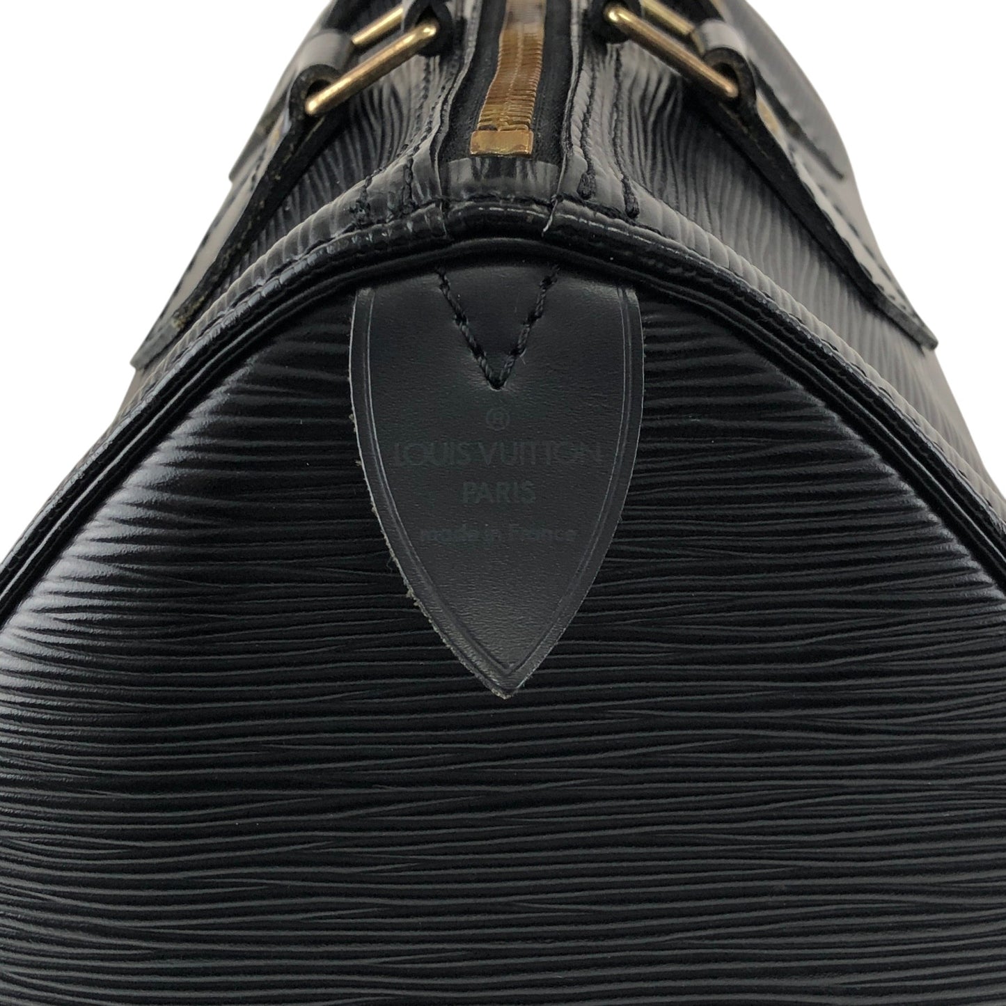 LOUIS VUITTON Epi Small Boston bag Handbag Black Vintage fd7wa4