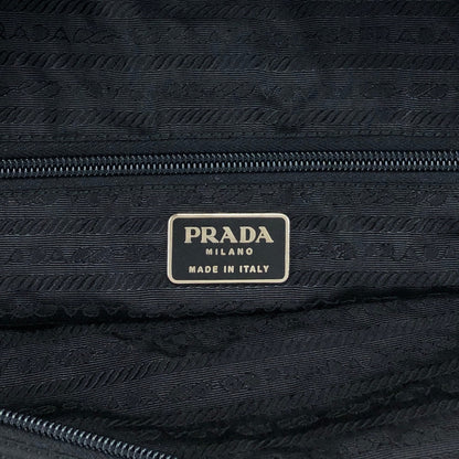 PRADA Tessuto Triangle Logo Totebag Black Vintage bub65u